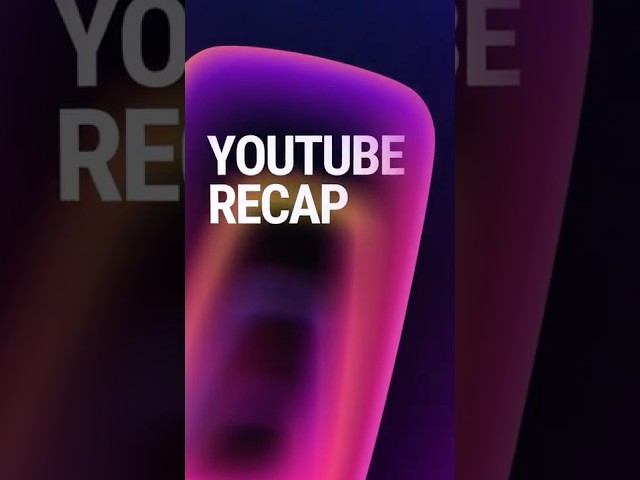 HOW TO: Find and share your YouTube Recap