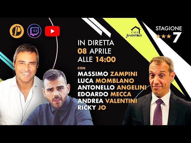 ATALANTA JUVE MENO 3 + MERCATO JUVE a CASA JUVENTIBUS con ZAMPINI MOMBLANO