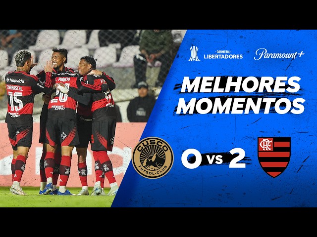 CUSCO 0 X 2 FLAMENGO - CONMEBOL LIBETADORES 2026 | Paramount Plus Brasil