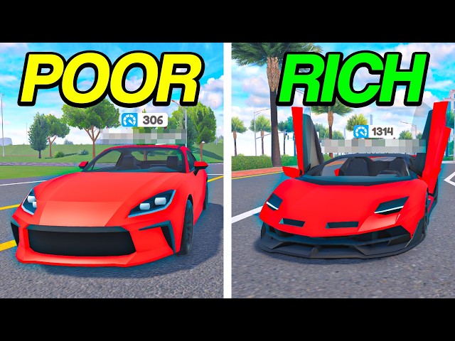 GOING FROM POOR TO RICH IN ROBLOX DRIVE WORLD