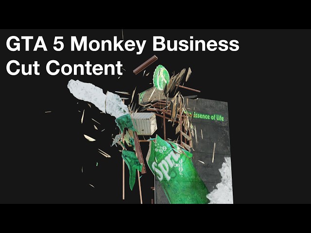 GTA 5: Scrapped Monkey Business Mission Section - Destruction & Full Sequence