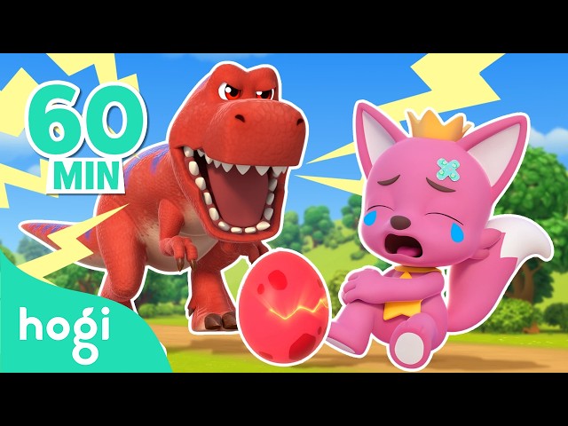 🦖 T-Rex + 🤕 Boo Boo Song and More｜Sing Along with Pinkfong & Hogi｜Best Nursery Rhymes｜Hogi Pinkfong
