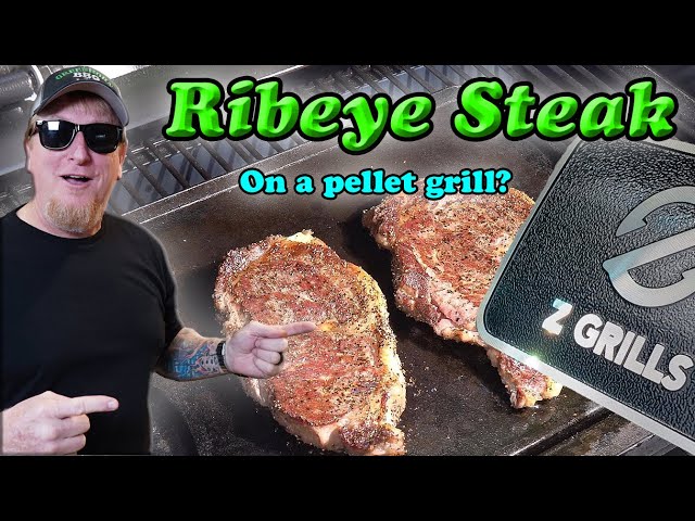 Ribeye Steak cooked on a pellet grill? Z Grills YES!