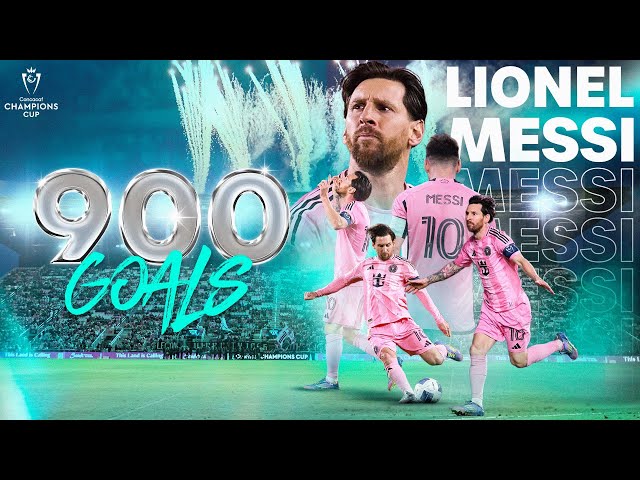 A milestone for Messi: 900 career goals. Eight in Concachampions | Concacaf Champions Cup 2026