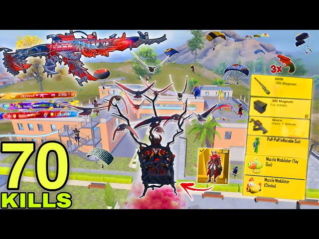 70 Solo KILLS!🥵 NEW SEASON BEST AGGRESSIVE FIGHT in NEW MODE🔥 SAMSUNG,A3,A5,A6,A7,J5,J7,S6,S7,59,A10