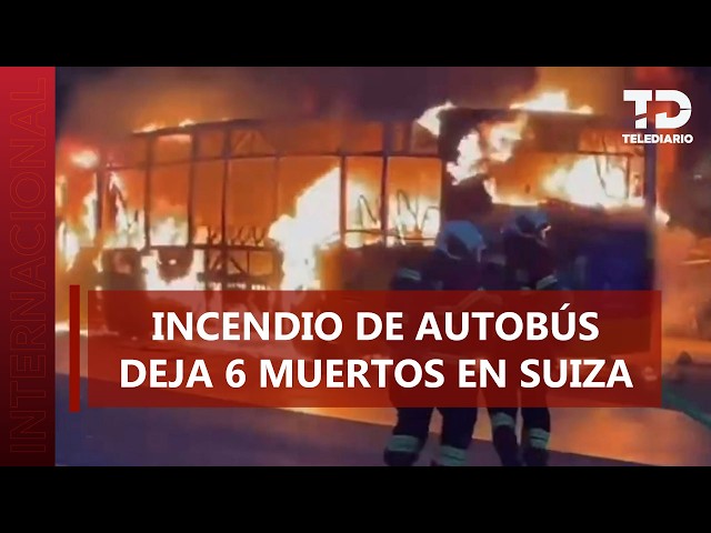 Bus fire in Switzerland leaves at least six dead and others injured: police