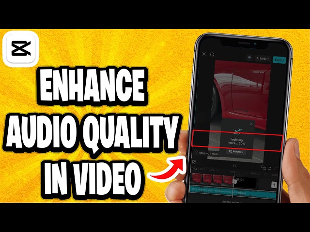 How To Enhance Audio Quality In Video Capcut