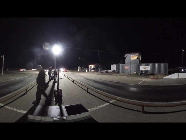 Night races at Snake River Dragway Gooding Idaho 360 VR 6k 3D