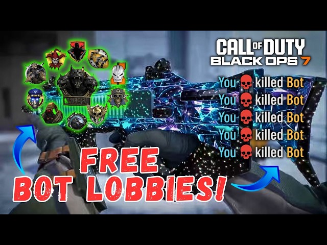 FREE Singularity Camo + Unlimited XP BOT LOBBIES BO7