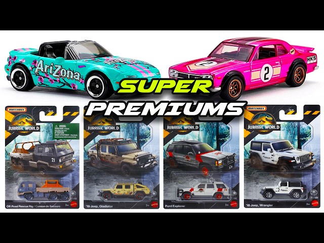 Showcase - Hot Wheels Skyline HT 2000GT-R, Mazda MX-5 Miata, MBX Jurassic World Basics & Many More.