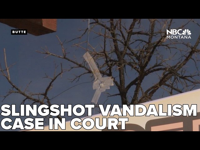 Butte slingshot vandalism suspects appear in court