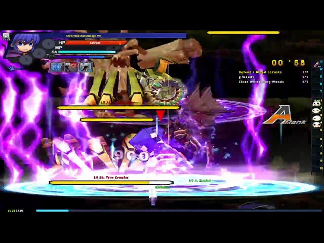 Leveling  main character RONAN