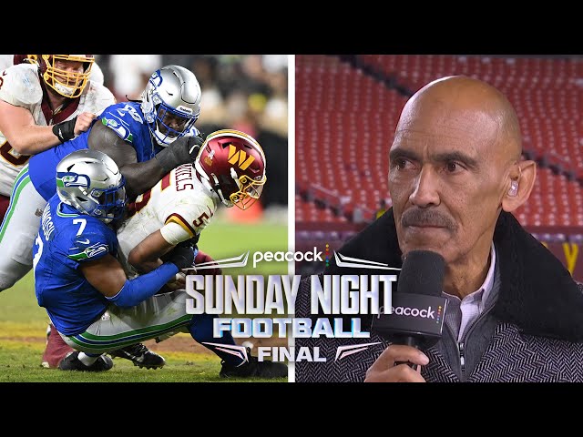 Jayden Daniels suffers significant arm injury late on SNF vs. Seahawks | PSNFF | NFL on NBC