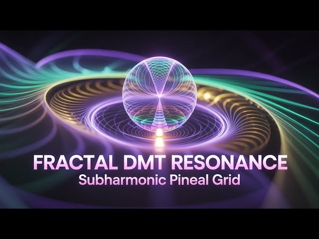 Fractal DMT Resonance | Subharmonic Pineal Grid (4-Hours)