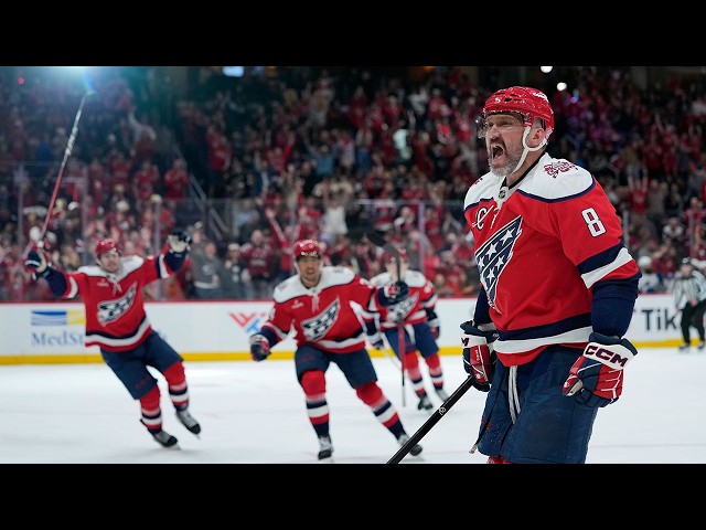 Ovechkin’s 1000th Goal From His Office!