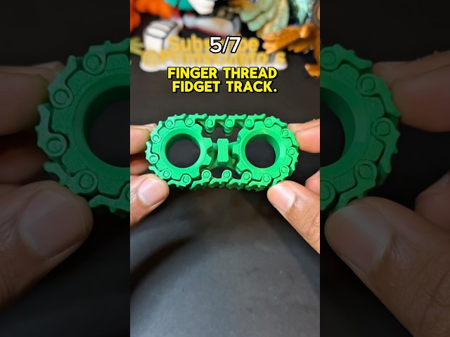7 Cool 3D-Printed Fidget Gadgets in 60 Seconds #3dprinting #fidgettoys #satisfying