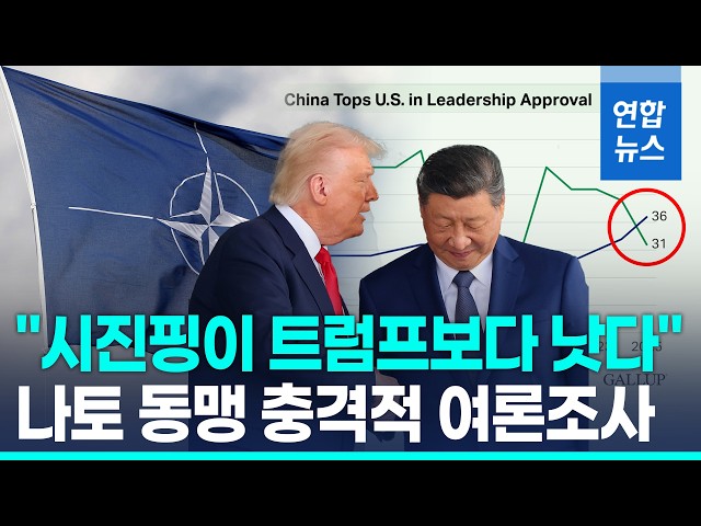 "트럼프보다 차라리 시진핑"…'글로벌 지지율' 중국이 미국 앞서 / 연합뉴스 (Yonhapnews)
