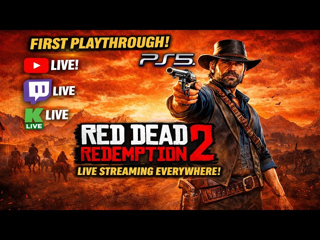 Red Dead Redemption 2 PS5 First Playthrough LIVE | Full Story Walkthrough Stream EP. 2