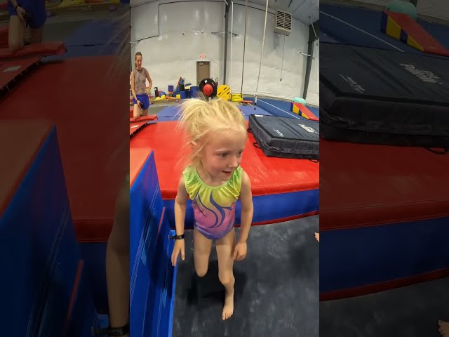 5 Year Old Learning HOW TO DO A BACKFLIP