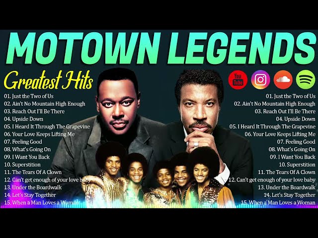 Best Motown Hits of All Time 🎶 Soul Legends: Marvin Gaye, Smokey Robinson & James Brown