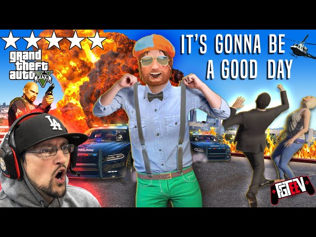 Youtuber Gone Wild in GRAND THEFT AUTO 5!  FGTeeV Visits America!