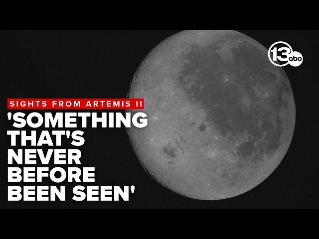 Stunning images show Artemis II's historic lunar flyby around far side of moon