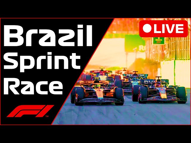 🔴F1 LIVE - Brazil GP SPRINT RACE - Commentary + Live Timing