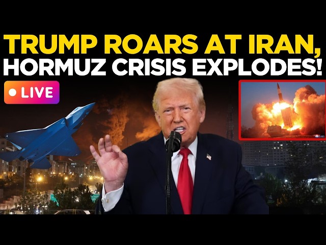 LIVE: 'Open the Strait NOW!' Trump’s Explosive Iran Message Leaves World In Panic! | Trump | IRAN-US