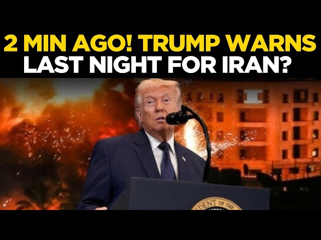 Trump Warns Iran LIVE: 'WHOLE IRAN WILL DIE TONIGHT' | Trump Makes Huge 'Iran War' Announcement