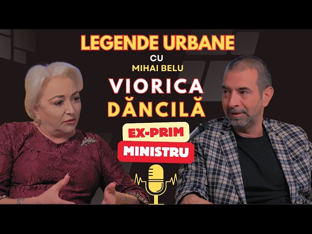 Viorica Dăncilă la „Legende Urbane” cu Mihai Belu