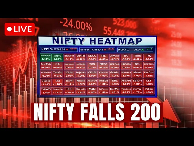 Stock Market Crash LIVE Updates | Markets Crash After Trump's Press Conference