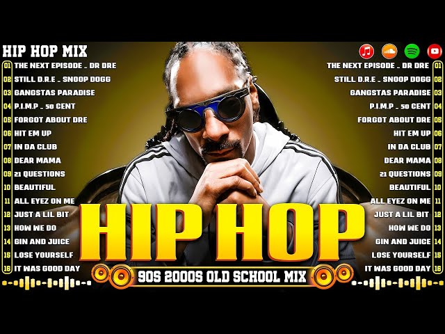 LEGENDARY OLD SCHOOL HIP HOP MIX 🔥🔥🔥 Snoop Dogg, Dr. Dre, 50 Cent, 2Pac, Ice Cube, Eminem & More