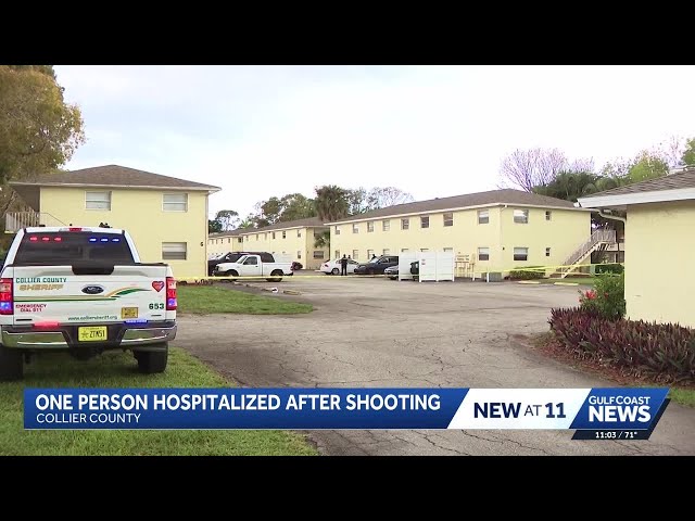 1 injured as suspect on the loose after shooting at Collier County apartment complex