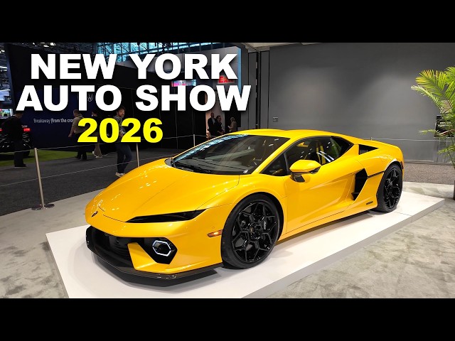 New York International Auto Show 2026 Javits Center Full Tour (4K Walkthrough)