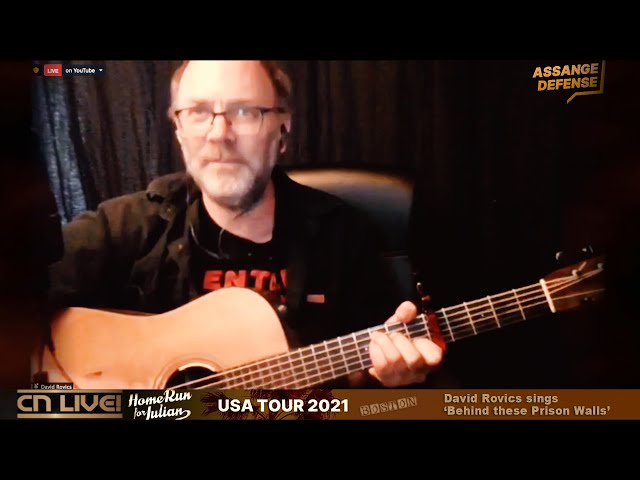 David Rovics: 'Behind These Prison Walls', Home Run for Julian US Tour, Boston