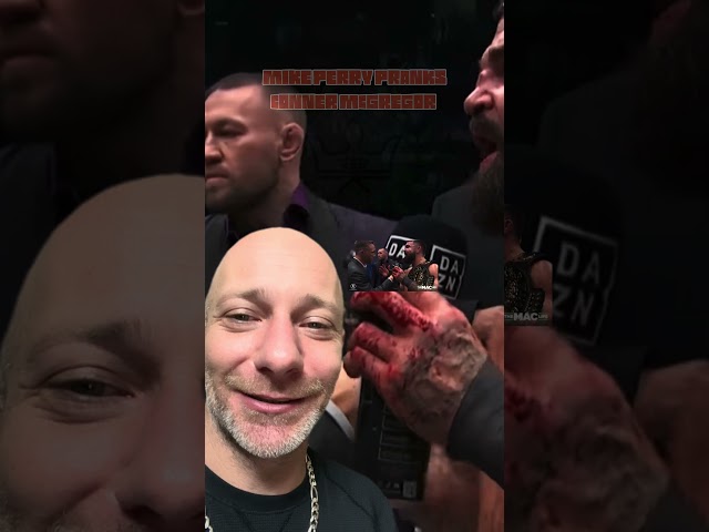 Mike Perry Pranks Conner McGregor during BKFC #MikePerry #ConnerMcgregor #Bkfc #prank #pranks #funny