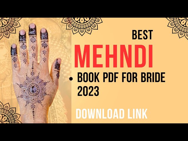 Best mehndi design book pdf for bride 2023 -Indion Mahndi Design Book-Faisal Ranjha Official