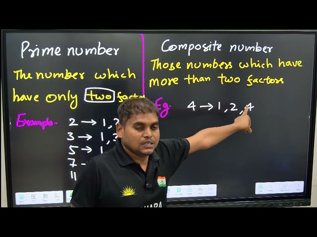 PRIME NUMBER AND COMPOSITE NUMBER