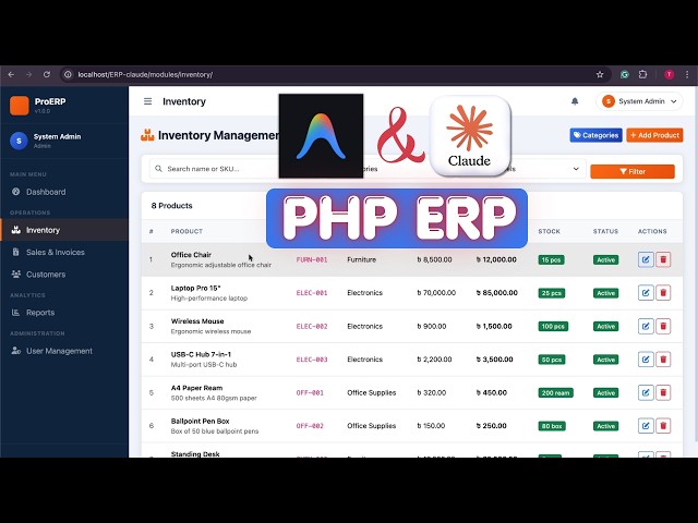 Build a Full PHP ERP System with Claude Code CLI (No Coding Skills!) 🚀