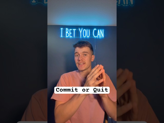 Commit or quit 🔥 Most fail because they never fully commit. #motivation #fitness #mindsetmatters