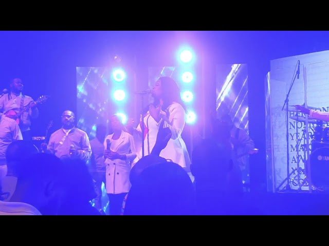 sinach thrilled the audience at "in this room" gospel concert