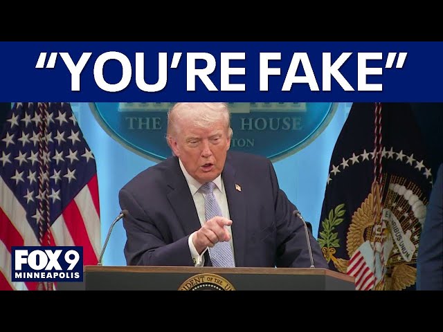 Trump clashes with New York Times reporter over Iran war crime question