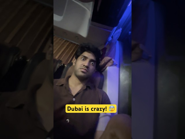 Dubai is unbelievable! 😰 (BUS ME DANGER)  #shorts #vlogs