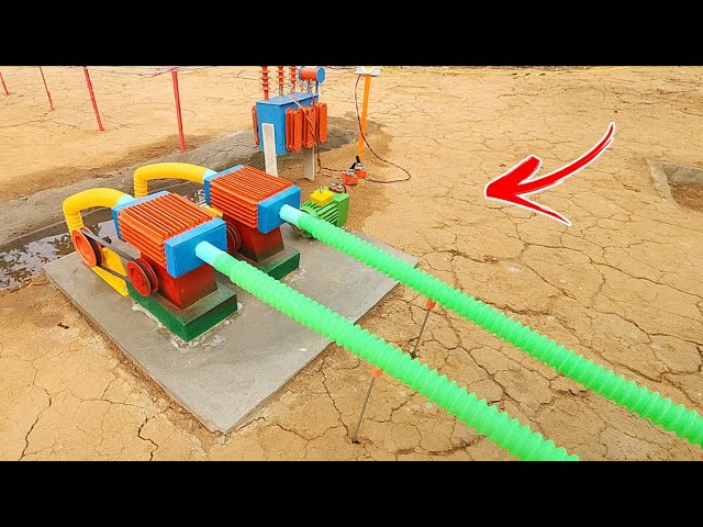 DIY Mini Water Tank Construction | Electric Transformer Motor Water Pump | Science Project 