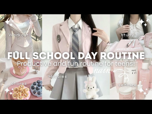 Full Day School Routine That You Need To Watch!! 💗