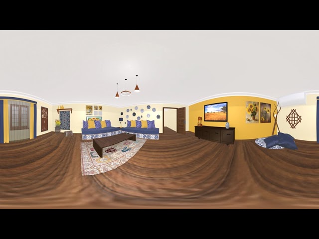 Unity 3d room VR 360/3D