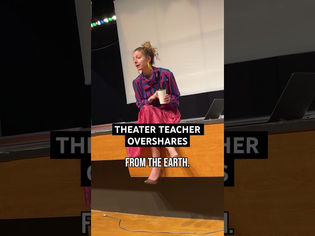 she’s been arrested many times #americanhighshorts #theater #theaterteacher #theaterkids #schoollife