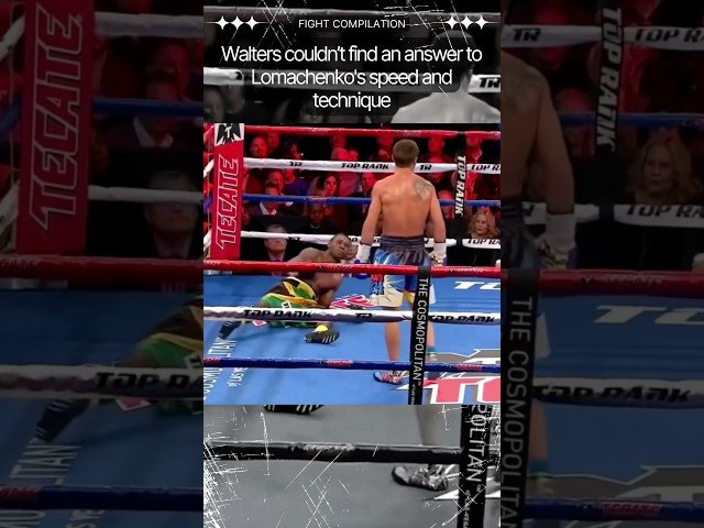 Vasyl Lomachenko vs Nicholas Walters | Fast Fight #boxing #sports #shorts #Lomachenko #Walters