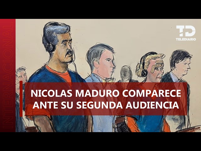 Maduro returns to Manhattan court for his second drug trafficking hearing