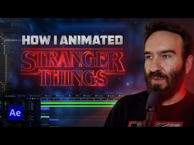 How I Animated the Original Stranger Things Title Sequence – Full After Effects Tutorial